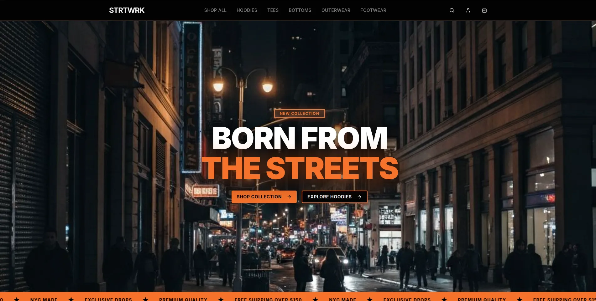 E-commerce website design