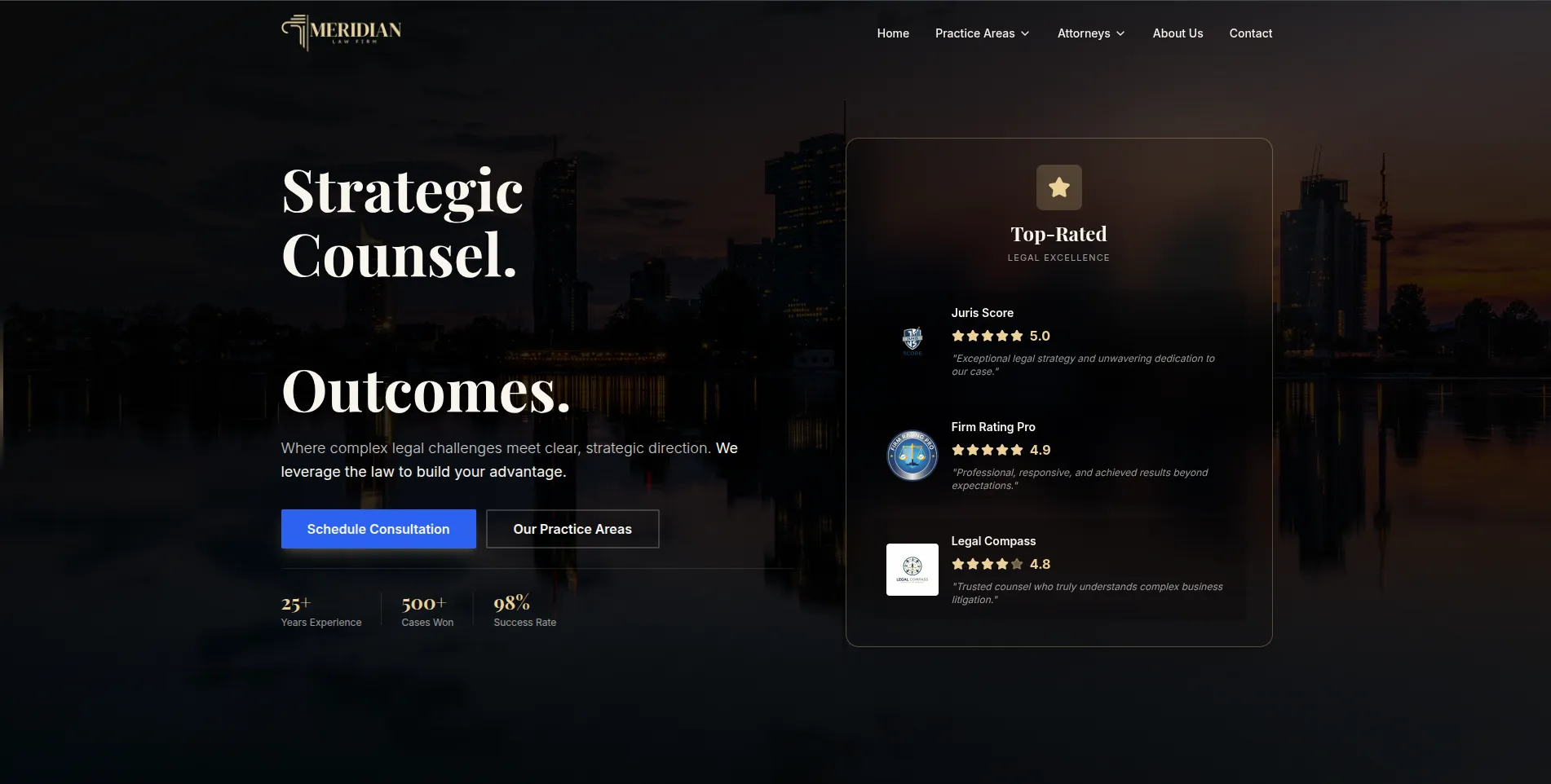 Law firm website design